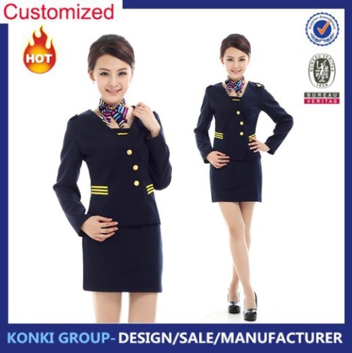 Custom stewardess uniform