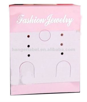 jewelry display card