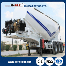 70 CBM low-density bulk powder goods tanker truck trailer for Ethiopia