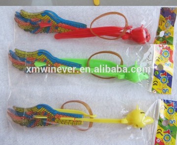 Bird Shape led flying slingshot helicopter