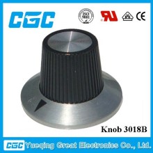 aluminium potentiometer knobs