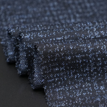 Wool-Cotton Blend Jacquard Fabric for Suits, Pants, and Dresses