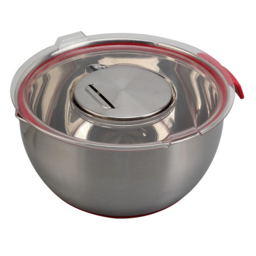Stainless Steel Nesting Bowls with Airtight Lids