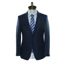 Superior Quality latest suit design men Popular dark blue wool coat man business suit