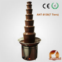 CHOCOLAZI ANT-8130 Auger 7 tiers 304 stainless steel 105 cm commercial wholesale nostalgia chocolate fountain