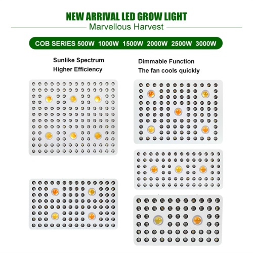 600w Cob Led Grow Light Spektrum Penuh