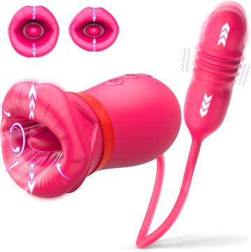 Mouth Vibrators with Biting Licking and Thrusting Modes