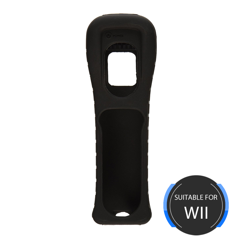 black silicone case for wii