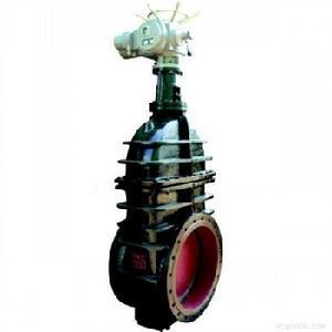 Electric gas gate valve