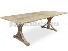 French Country Furniture Dining Table Pedestal Restaurant Table