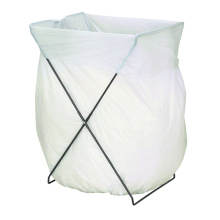 Cheap Disposable Plastic Garbage Bag with customized logo in white color for Trash Can