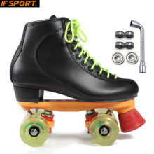 Retractable quad roller skate, womens four wheels roller skate shoes, roller shoes with retractable wheels