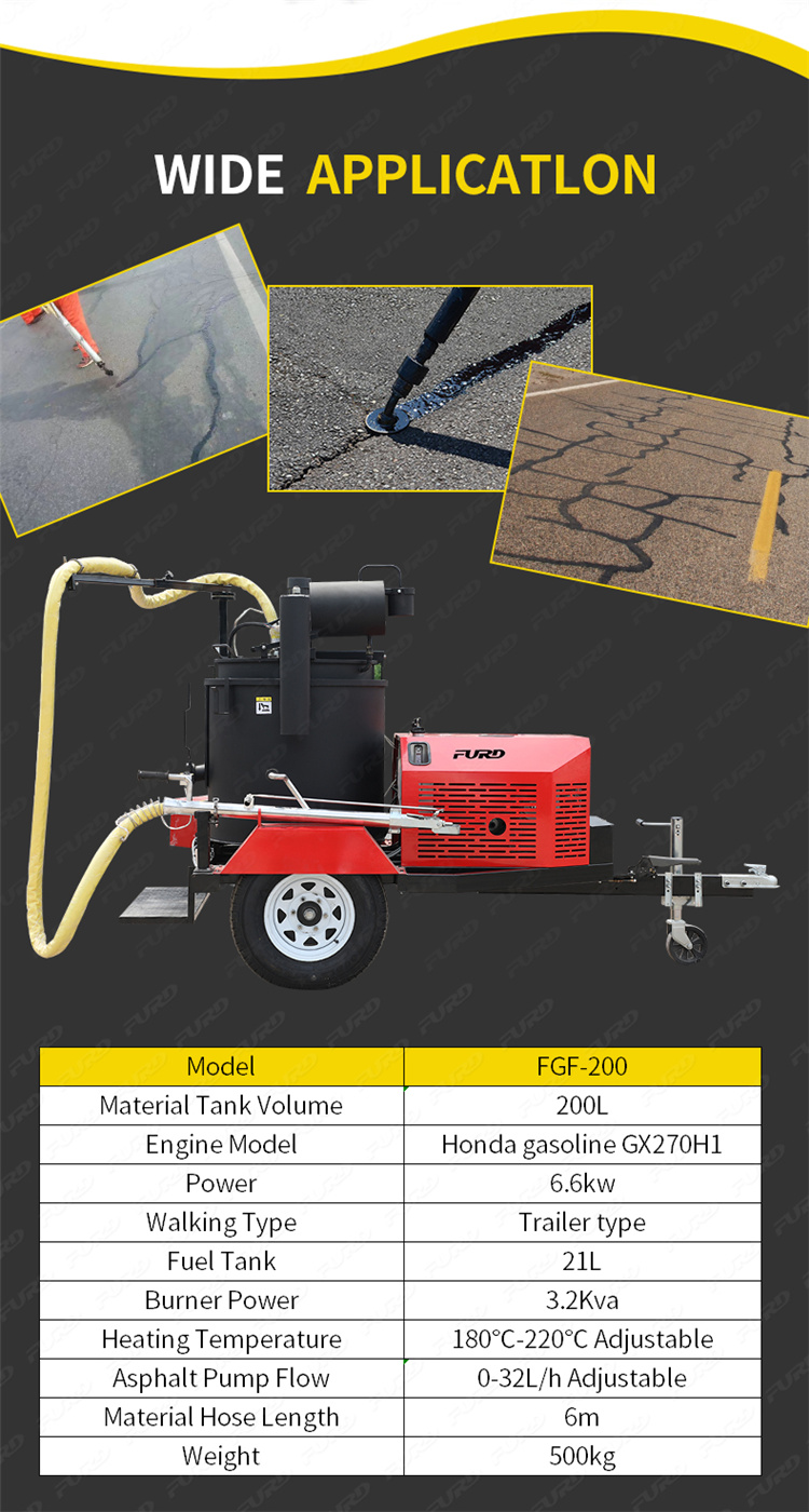 200L pavement sealing machine