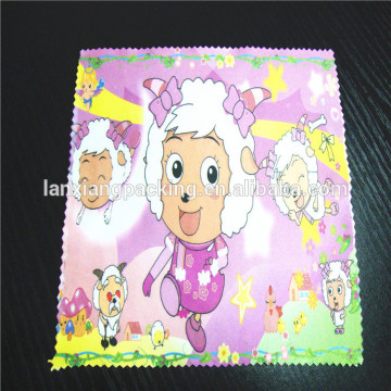 Cute Digital Print Glasses Cleaning Cloth,Microfiber Suede Glasses Cleaning Cloth