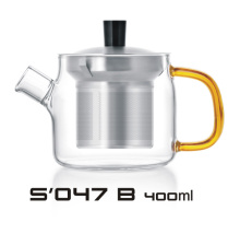 SAMADOYO Heat-resistant Glass Teapots with Stainless Steel Strainer