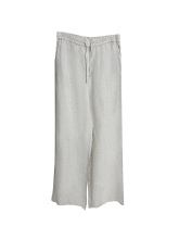 Ladies' 100% linen casual pants