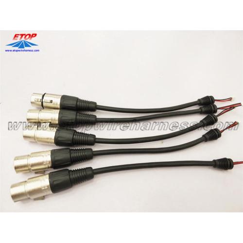 XLR 5-PIN Perempuan Penyambung Audio Mikrofon