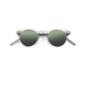 Desain Kustom Polarisasi Fashion Bulat Pria Wanita Nuansa Italia Mazzucchelli Acetate Sunglasses