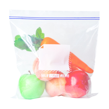YURUI Biodegradable Transparent Resealable Bags - Frosty Quart Size Ziplock