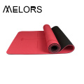 Friendly TPE Non Slip Fitness Mat Disesuaikan