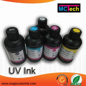 UV printer pu leather printing ink UV flexible soft ink lady bag print ink for Ricoh print head