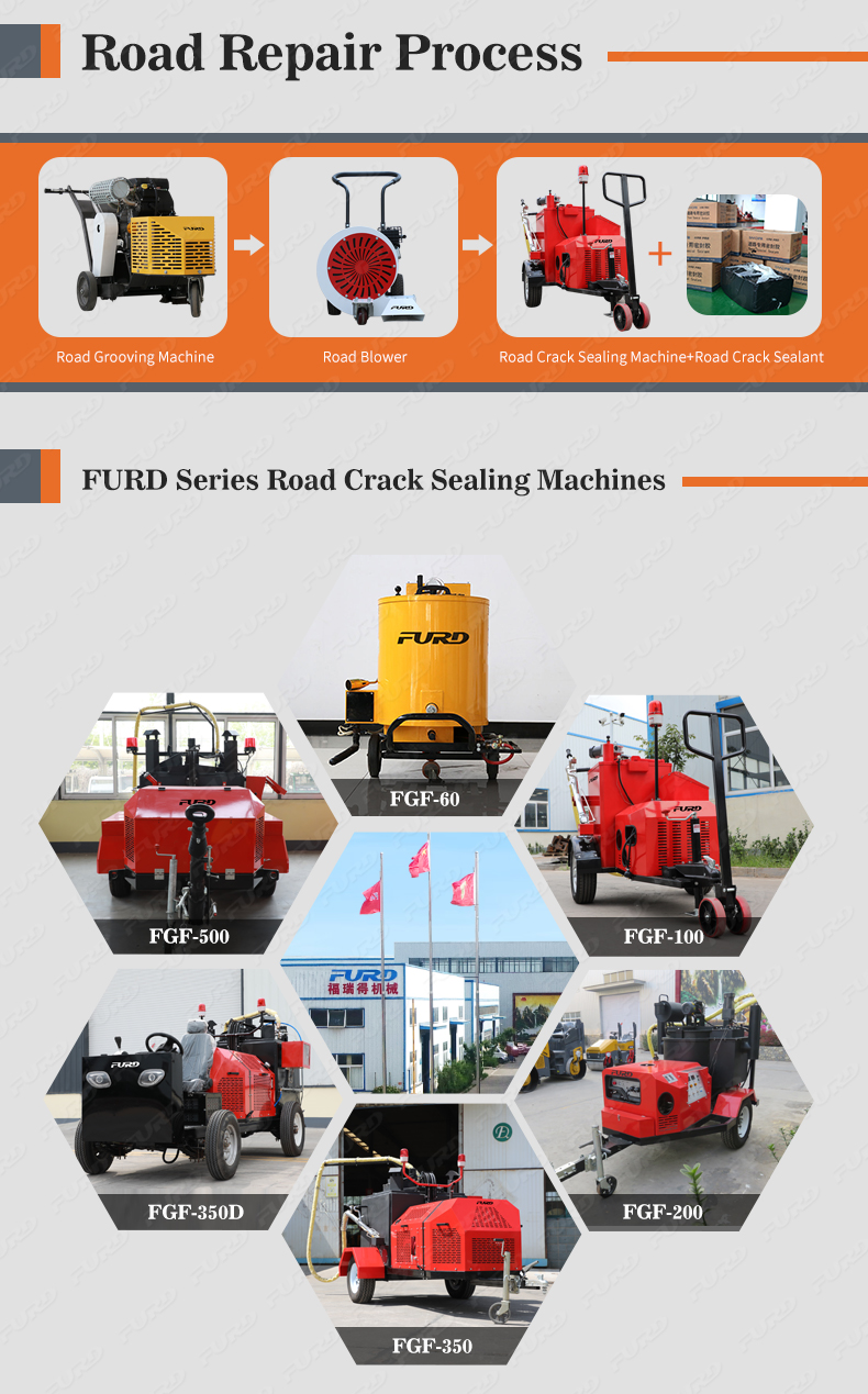 Concrete Construction Asphalt Crack Sealing Machine