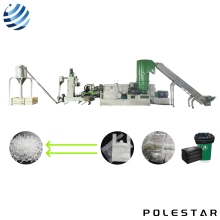 HS-100 PP PE Film Agglomerate Granulating Line