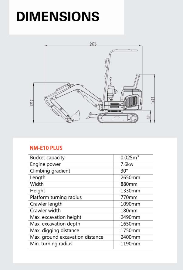 1ton Mini Excavating Machine