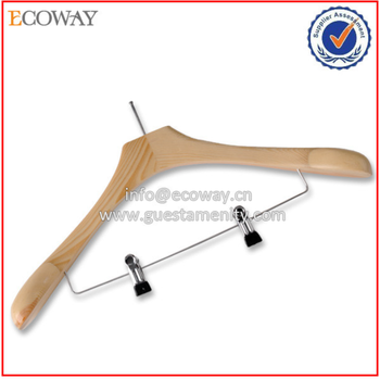 wholesale coats wooden hanger wood suit hotel hanger