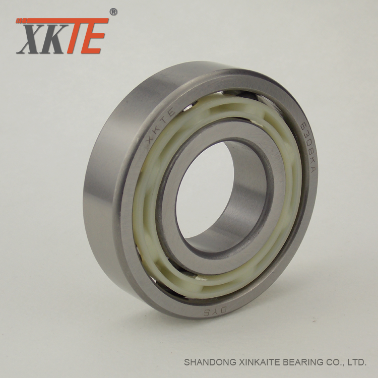 PA66-GF25 Cage Bearing For Bulk Conveyor Idler Roller