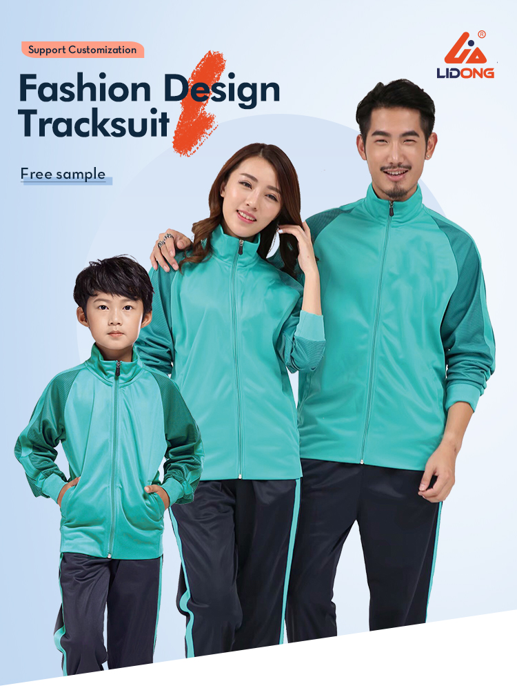 Lidong groothandel actieve trainingspak familie bijpassende kledingset