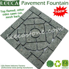 Green porphyry fountain pavers stone