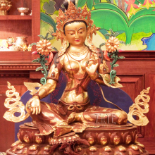 Brass metal religious buddha sculpture bronze tara statue nepal