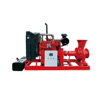 Diesel engine fire pump