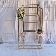 Hot Selling Stackable Stainless Steel Wine Rack for Wedding Events