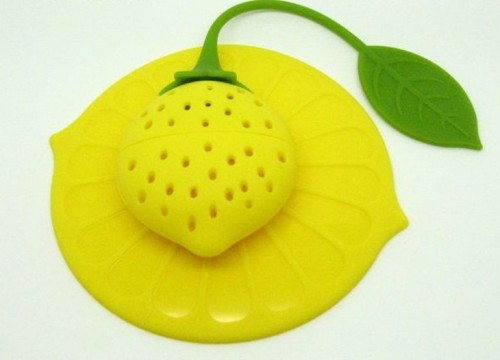 strawberry shape silicone tea infuser novelty