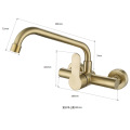 360 degree turn wall mounted sink faucet