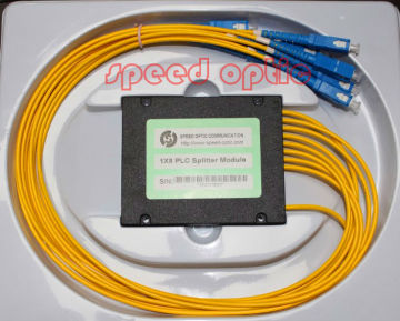1x8 Optical Fiber PLC Splitter Module