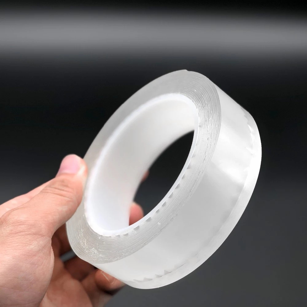 Reusable Nano Adhesive Tape,Transparent Double-Sided Adhesive Multi-Functional Tape