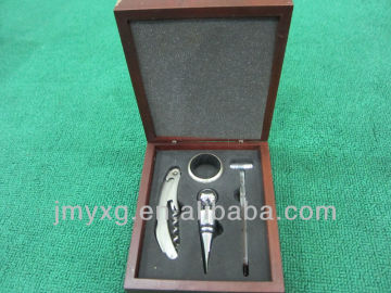 Christmas wine set wooden gift box