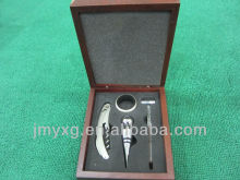 Christmas wine set wooden gift box