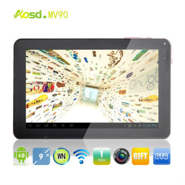 Allwinner A13 Android 4.0 512 8G Capacitive 5 point touch Wifi Gravity Camer 9 inch Tablet PC