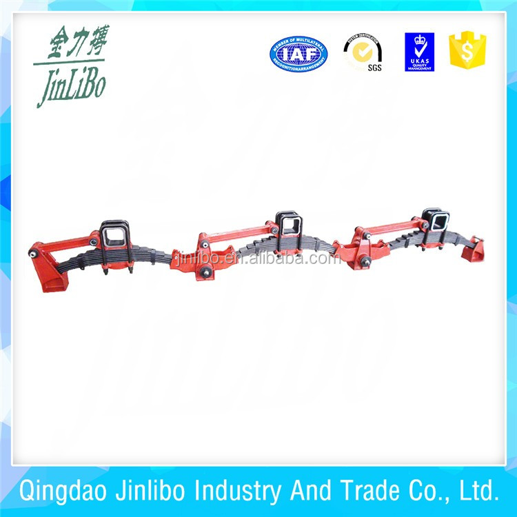 suspension parts semi-trailer assembly truck suspension leaf spring for bogie axle