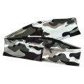 Men Camouflage Hair Head Sport Elastic Cool Thin Printed Sweatband