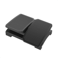 New design split type ergonomic adjustable plastic footrest