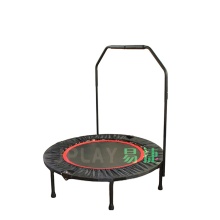 Mini Indoor/Outdoor Fitness Trampoline Rebounder with Handle for Kids and Adults