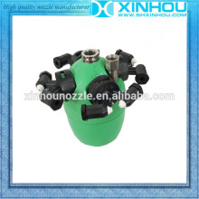 Electronic greenhouse mist cooling humidifying dry fog spray system