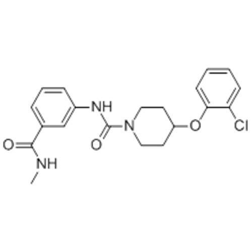 4- (2-chlorophénoxy) -N- [3 - [(méthylamino) carbonyl] phényl] -1-pipéridinecarboxamide CAS 1032229-33-6