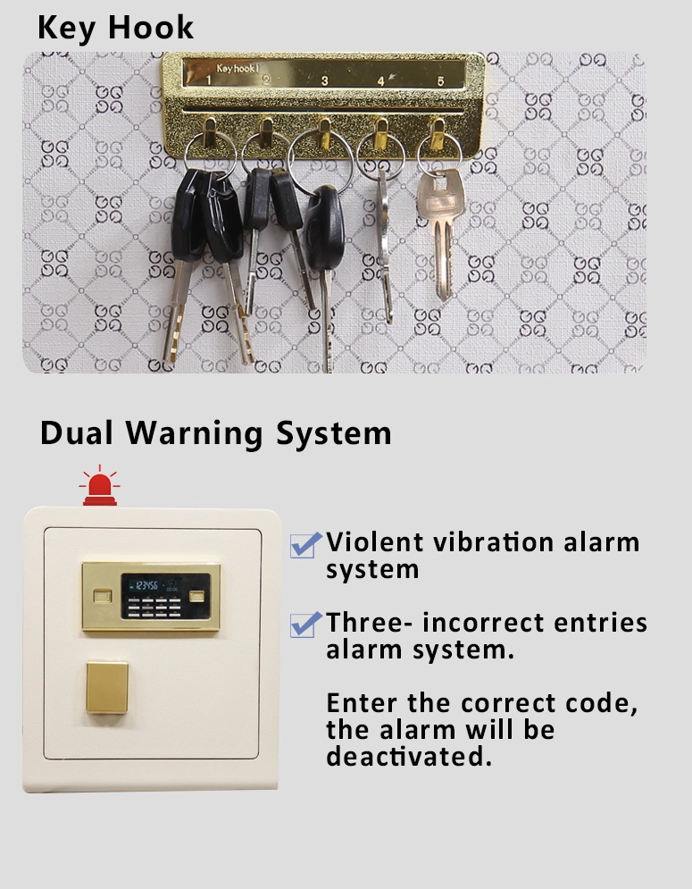 Security Electronic Digital Safe Box, Office Home Solid Steel Heavy Duty Luxury Electronic Password High Security Digital Safe/