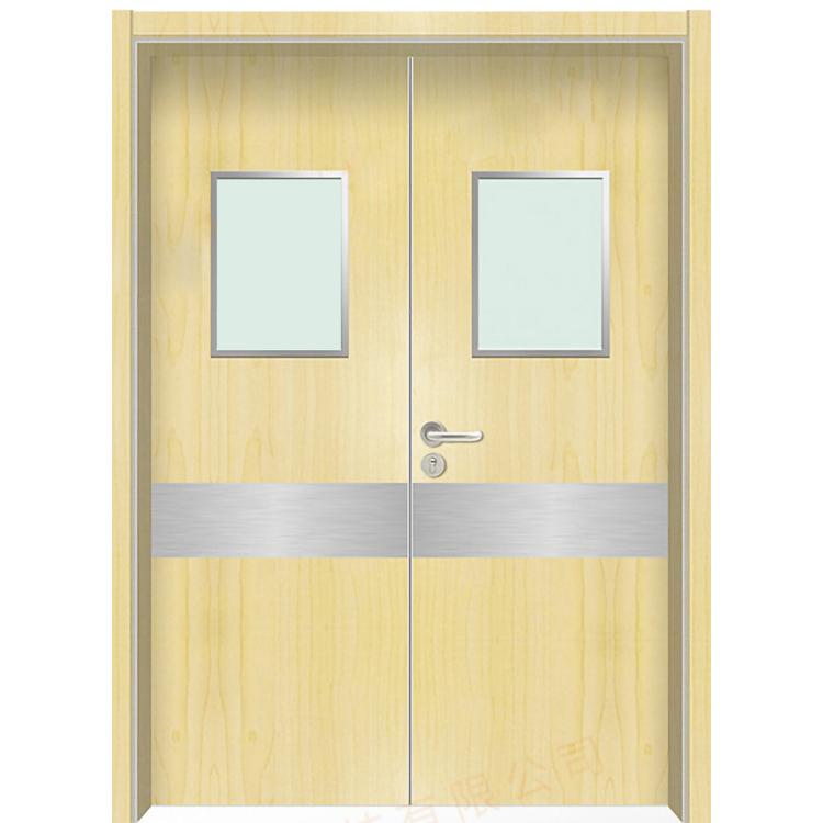 modern designer front interior wooden hospital main glass doors soild double wood door entry